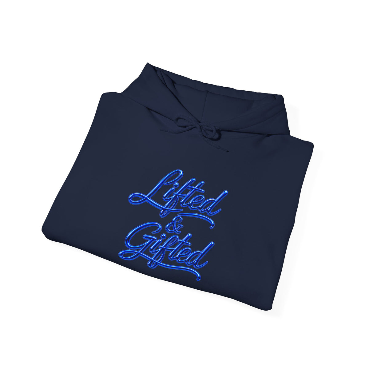 Blue Lifted & Gifted Logo Hoodie