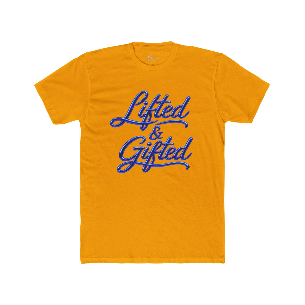 Blue Lifted and Gifted Logo Tee
