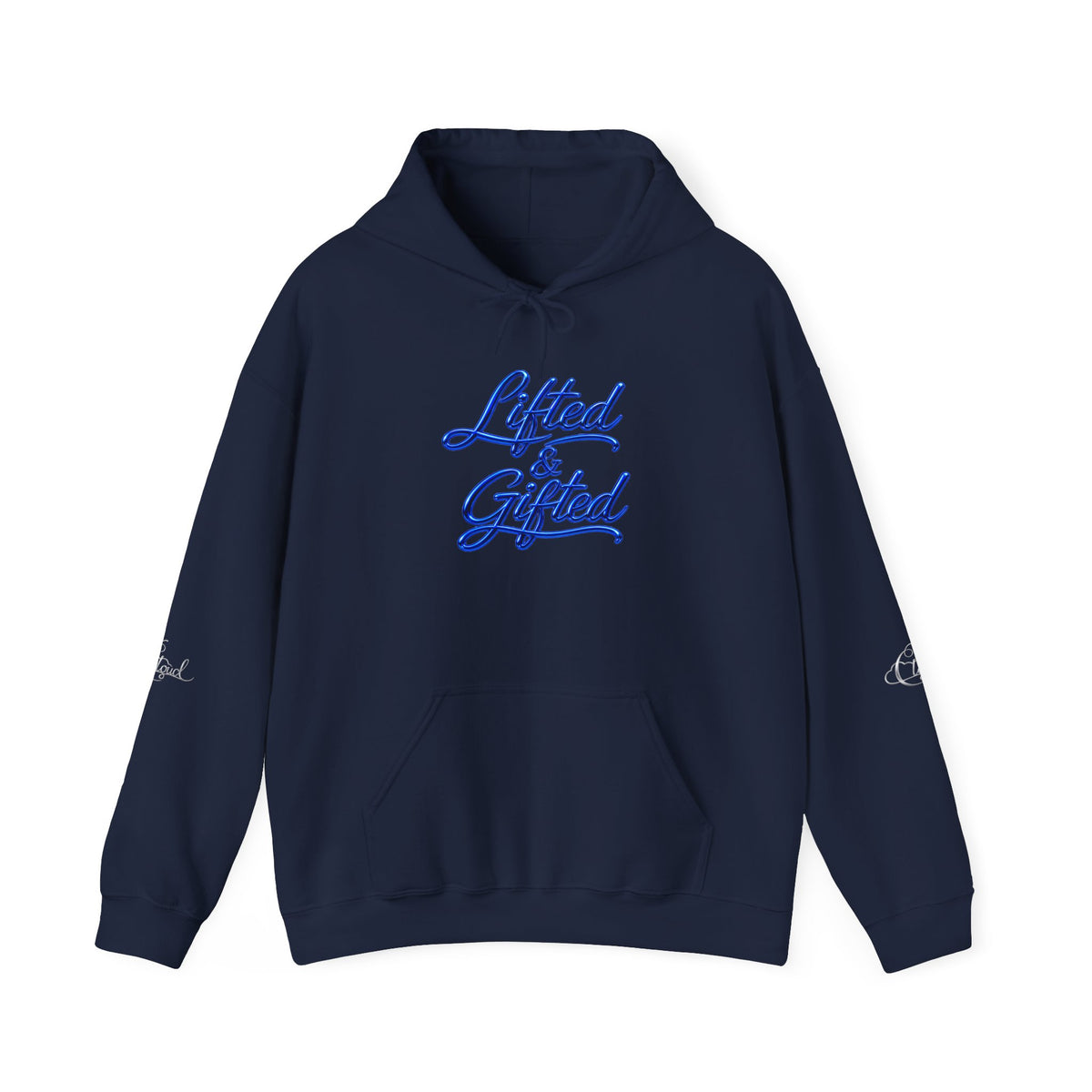 Blue Lifted & Gifted Logo Hoodie